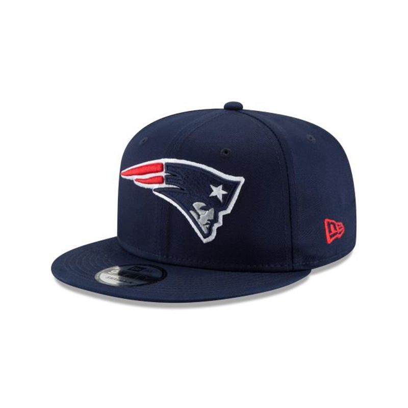 NFL New England Patriots Basic 9Fifty Snapback (IJH8532) - Blue New Era Caps